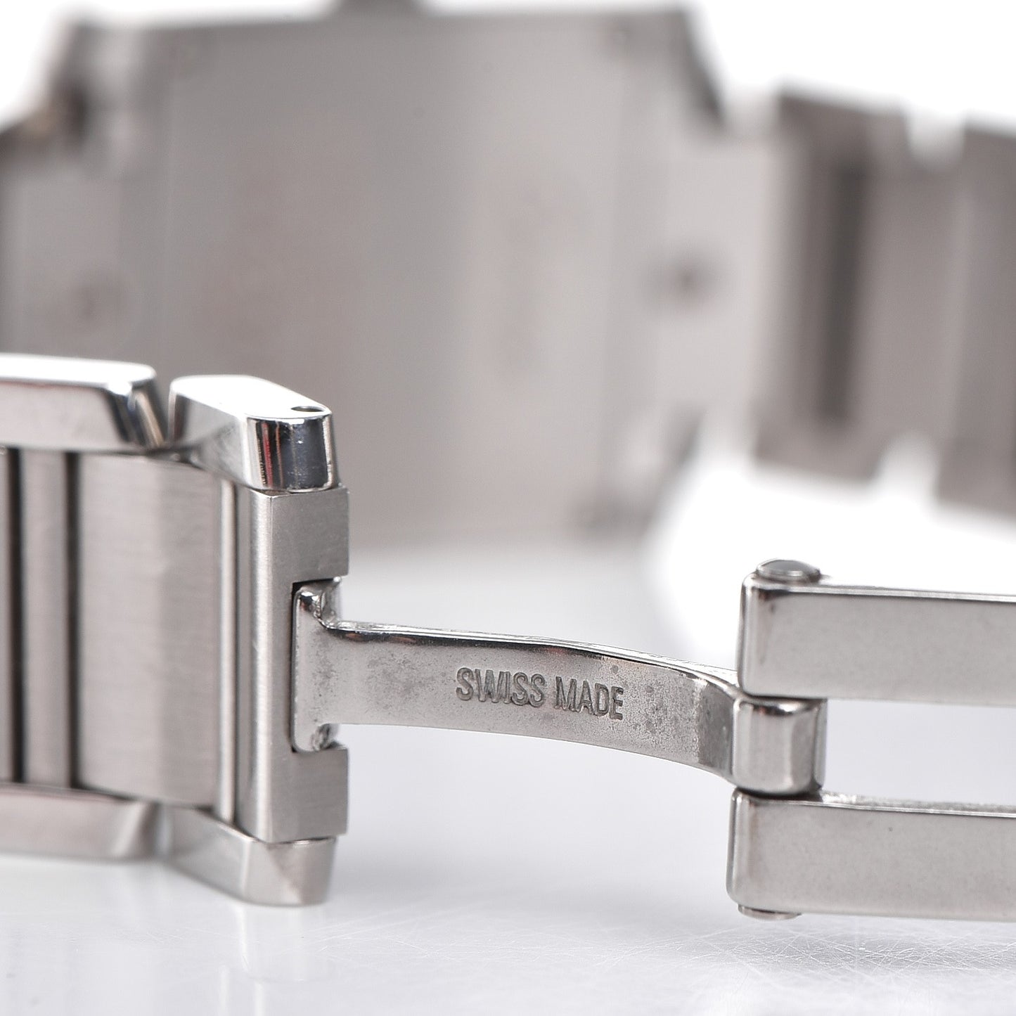 Stainless Steel 20mm Tank Francaise Quartz Watch