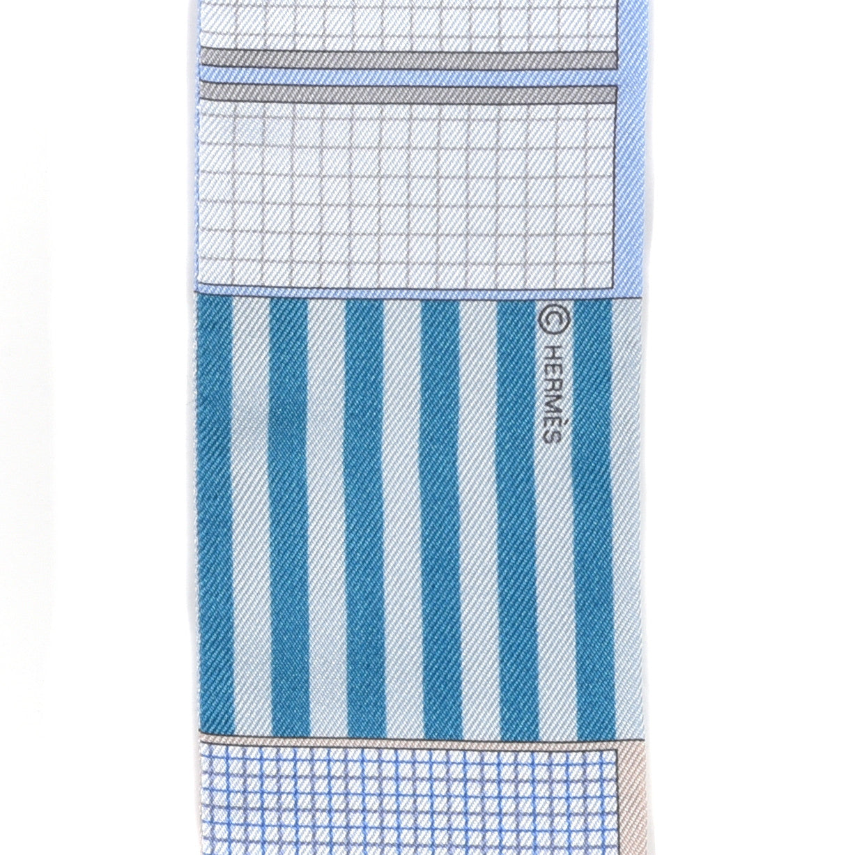 Silk Couvertures Nouvelles Twilly Menthe Ciel Marine Sable