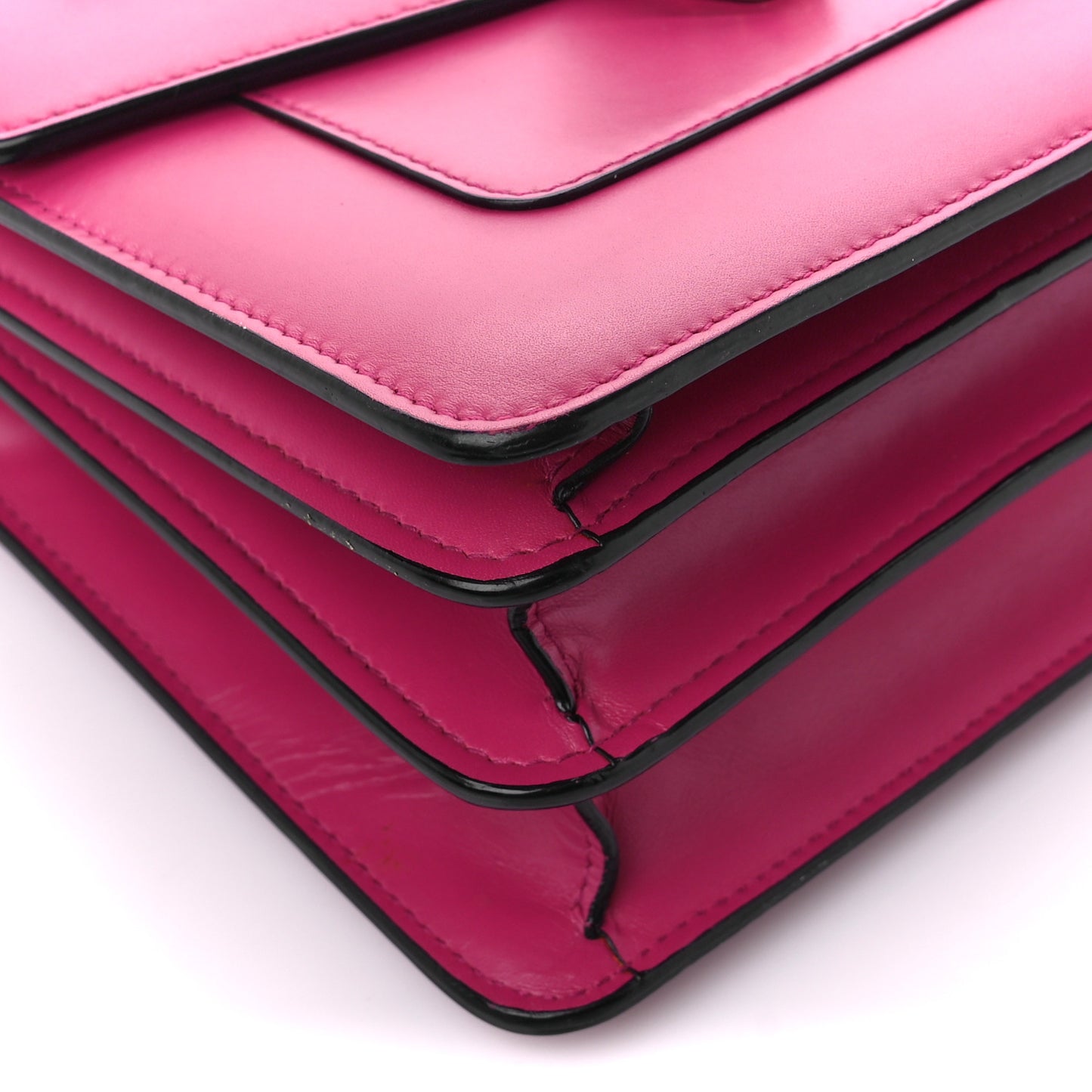 Calfskin Serpenti Forever Top Handle Pink