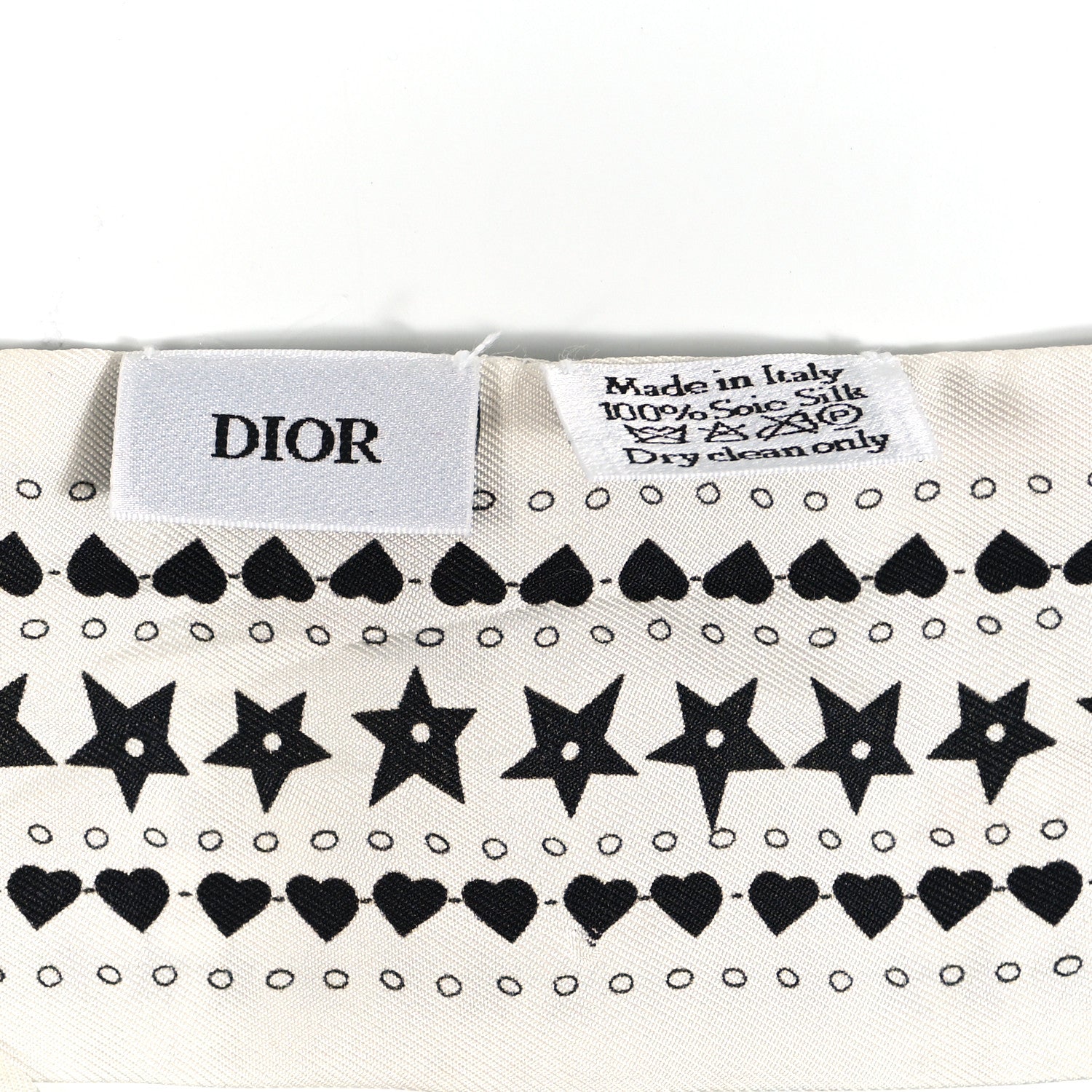 Christian Dior Silk High Priestess Tarot Mitzah Scarf Off White 3 of 3