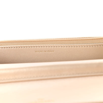 Chanel Metallic Lambskin Quilted Wallet On Chain WOC Gold 9 of 12