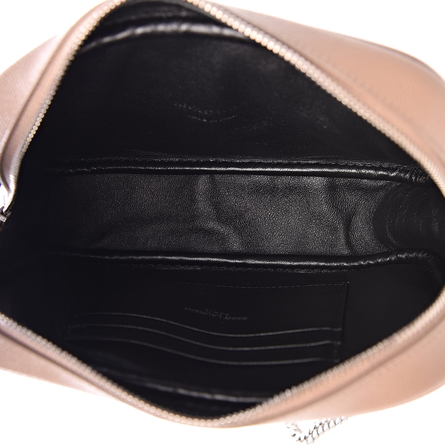 Grain De Poudre Matelasse Monogram Mini Lou Camera Bag Dark Beige