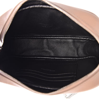 Saint Laurent Grain De Poudre Matelasse Monogram Mini Lou Camera Bag Dark Beige 5 of 11