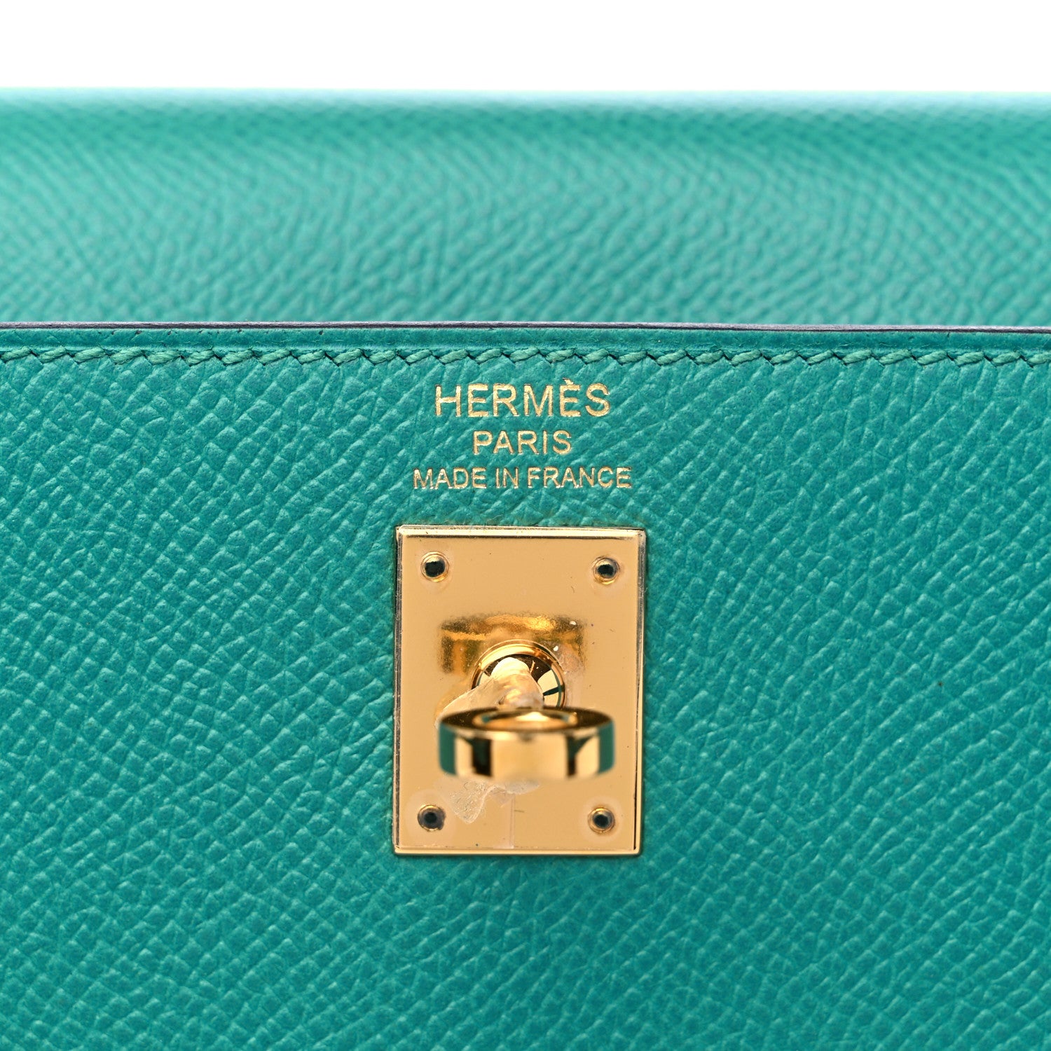 Hermes Epsom Kelly Sellier 25 Bleu Paon 6 of 9