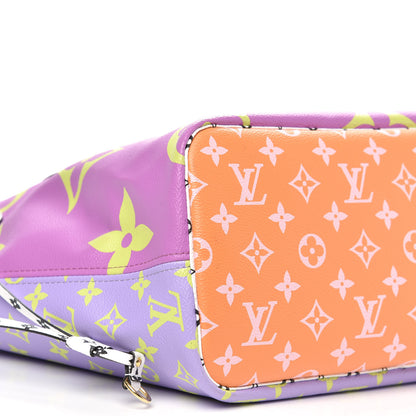 Louis Vuitton Monogram Giant Neverfull MM Pink Lilac 7 of 11