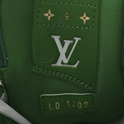 Louis Vuitton Calfskin Charlie Mens Sneakers 9 White Green 10 of 10