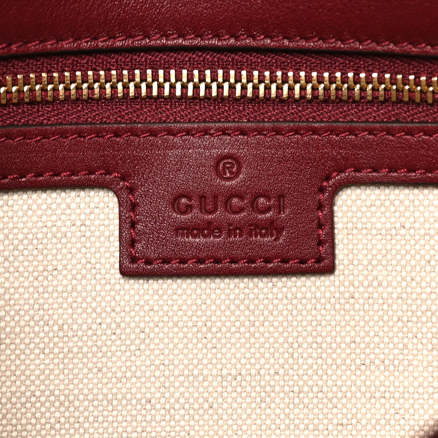 Gucci Roxy Calfskin Medium Blondie Top Handle Bag Rosso Ancora 6 of 10