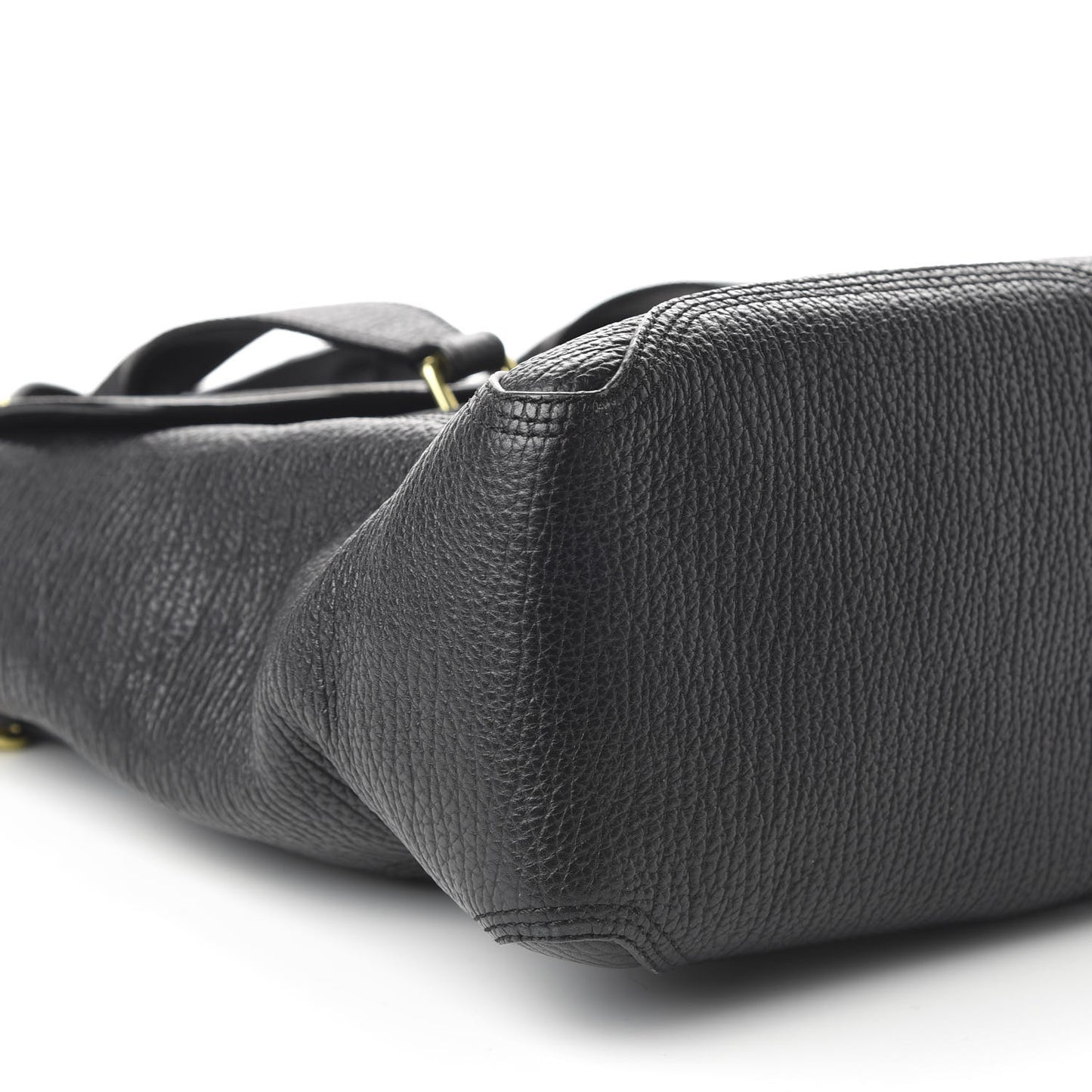 3.1 Textured Calfskin Large Pashli Satchel Black