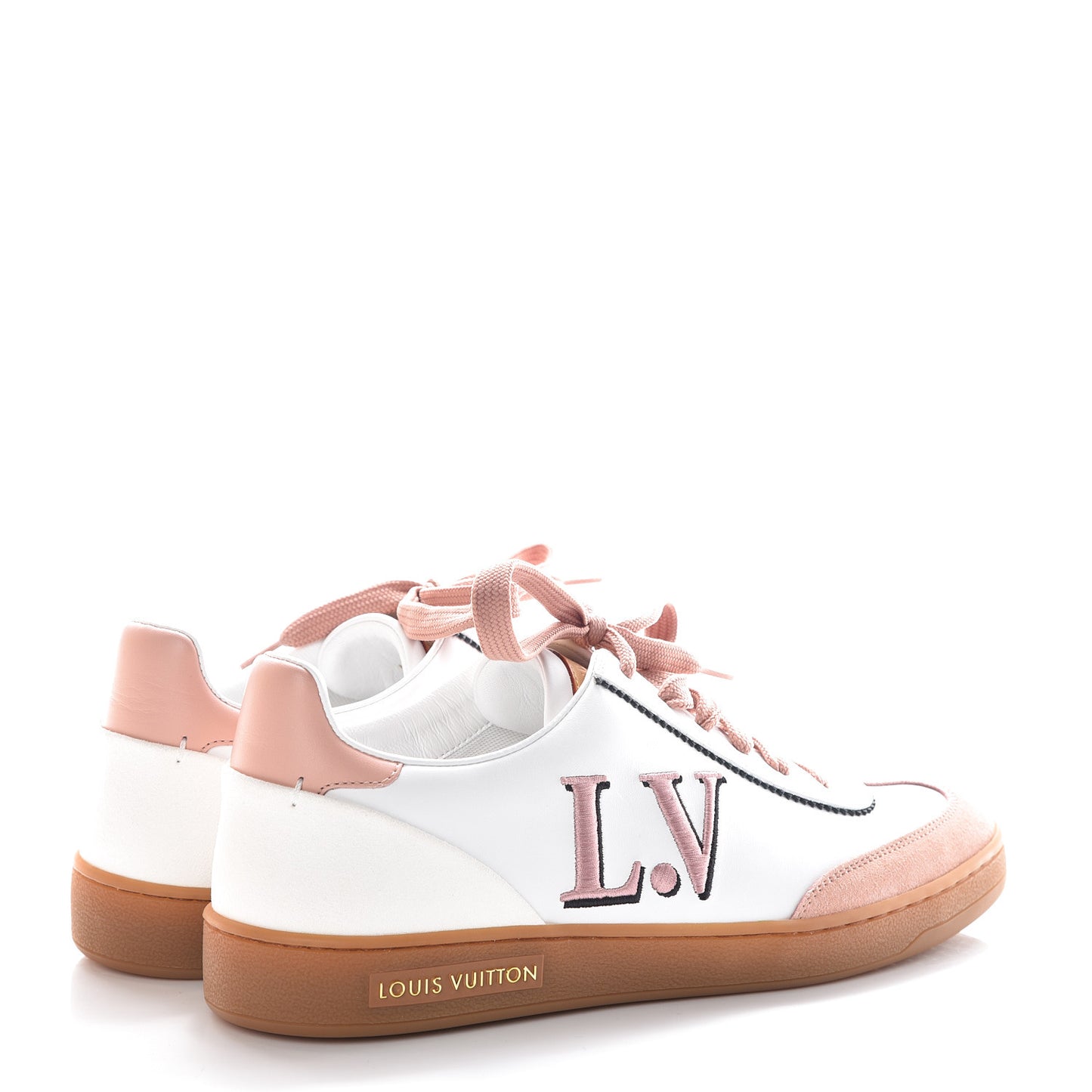 Calfskin Frontrow Sneakers 39 Rose Clair