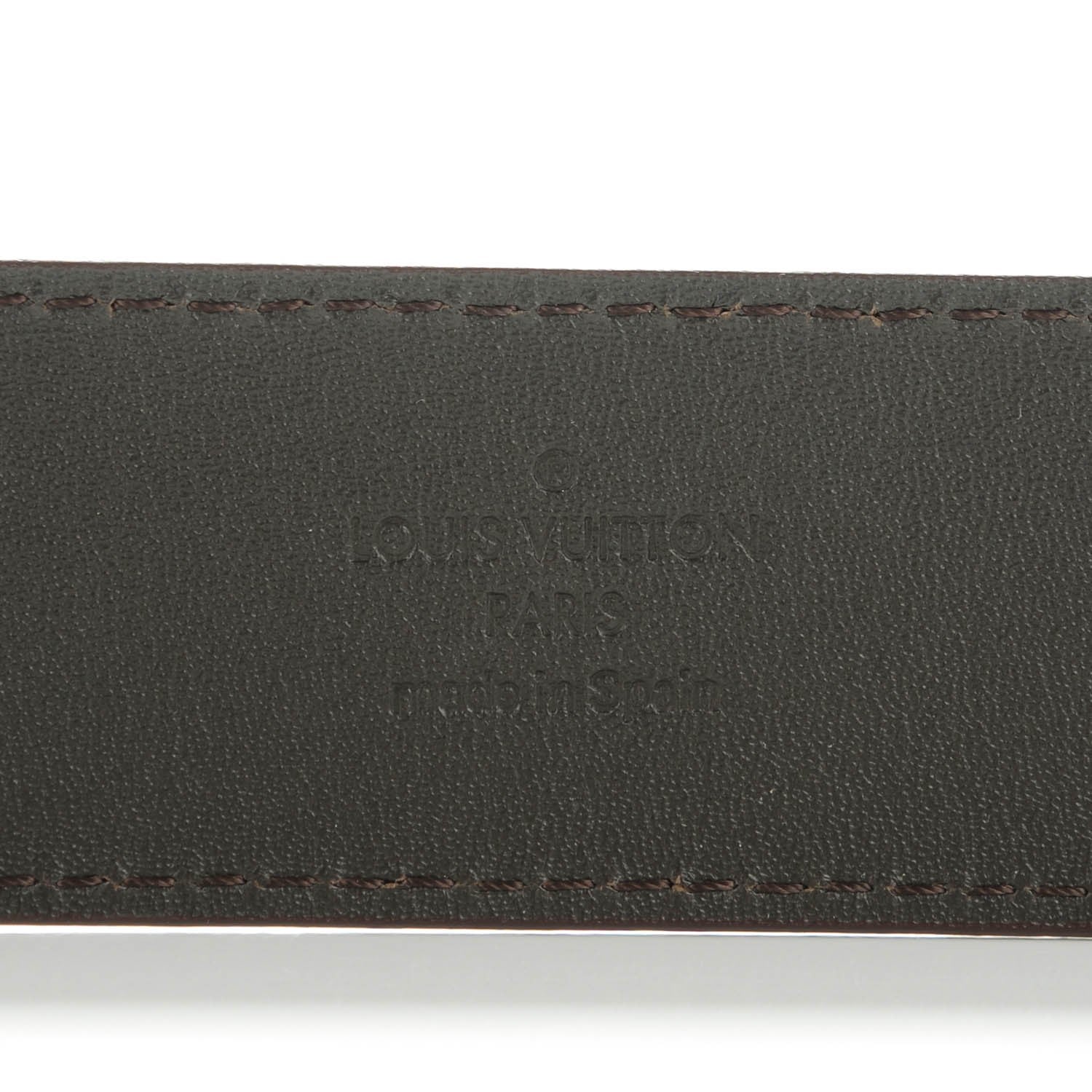 Louis Vuitton Taiga 35mm LV Initiales Belt 85 34 Glacier 5 of 8