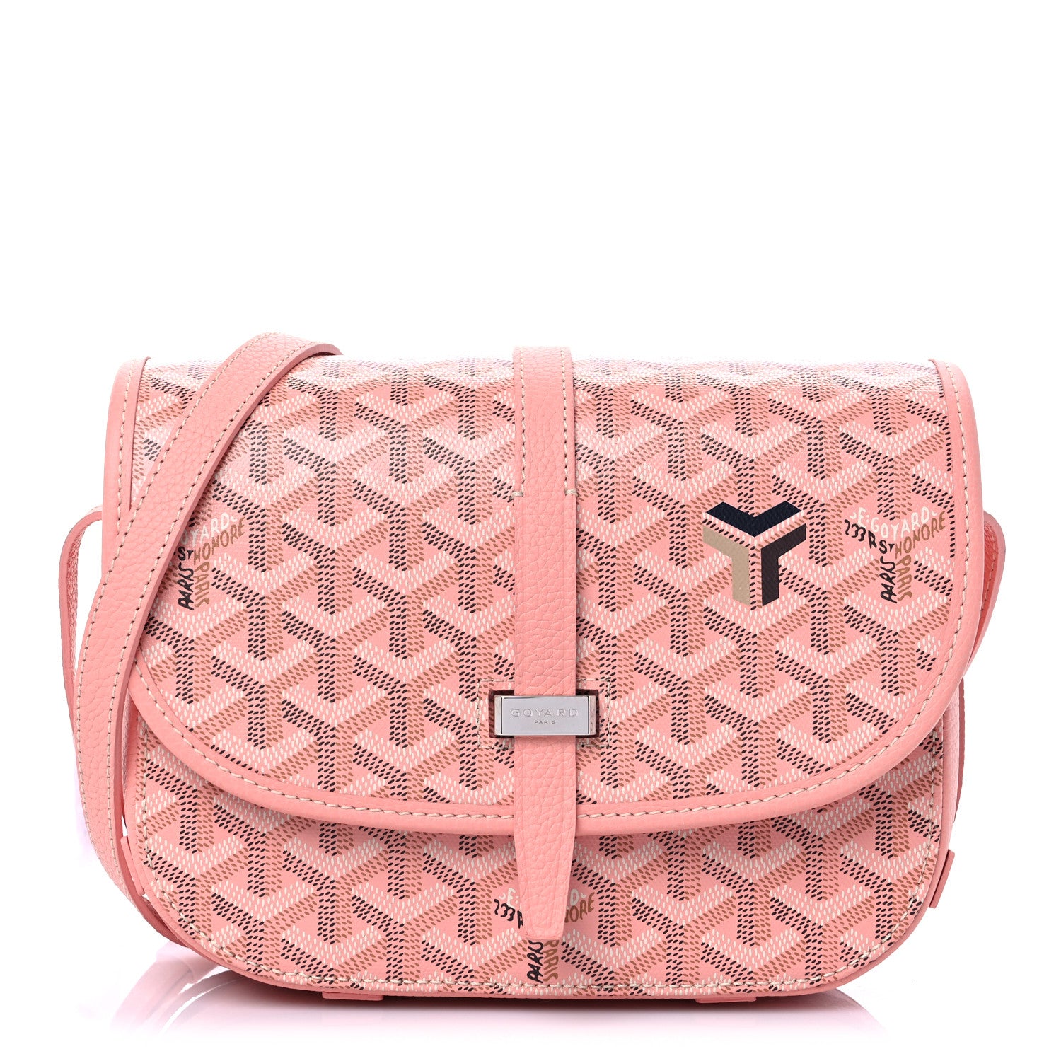 Goyard Goyardine Belvedere II PM Messenger Bag Pink 1 of 7