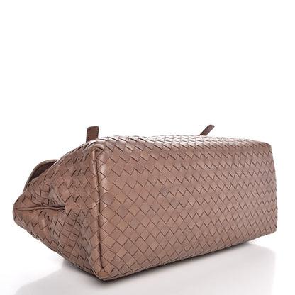 Bottega Veneta Nappa Intrecciato Satchel Old Petra 4 of 8