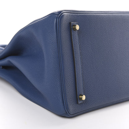 Hermes Togo Birkin 35 Deep Bleu 8 of 12