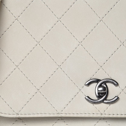 Chanel Calfskin Stitched Urban Luxury Top Handle Bag Ivory 12 of 12