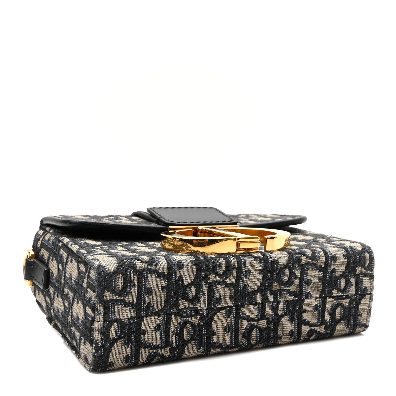 Christian Dior Oblique 30 Montaigne Box Bag Blue 4 of 9