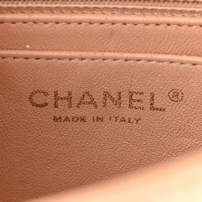 Chanel Patent Calfskin Quilted Mini Rectangular Flap Beige 6 of 13