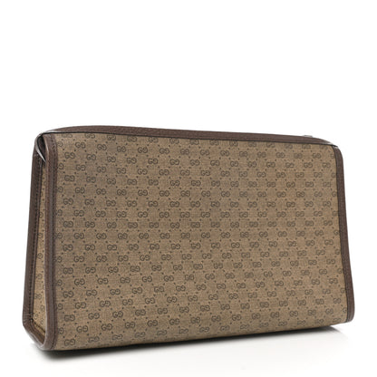 Gucci Mini Vintage GG Supreme Monogram Zip Pouch Beige New Acero 3 of 7