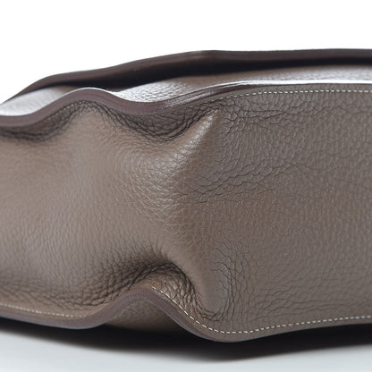 Hermes Taurillon Clemence Marwari PM Etoupe 5 of 9
