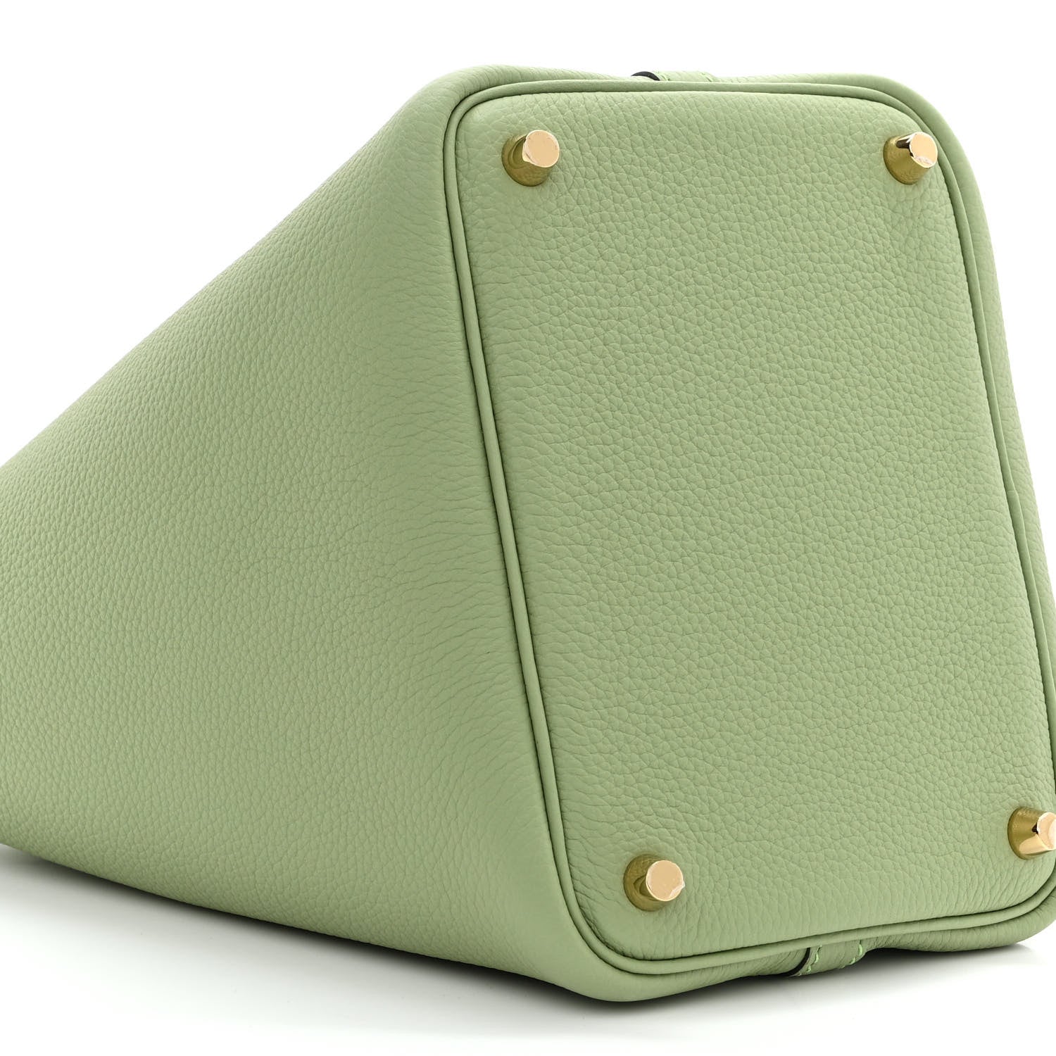 Hermes Taurillon Clemence Picotin Lock 18 PM Vert Criquet 9 of 11