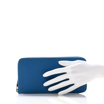 Hermes Epsom Silk'In Wallet Mykonos Deer Brown Bright Red 2 of 10