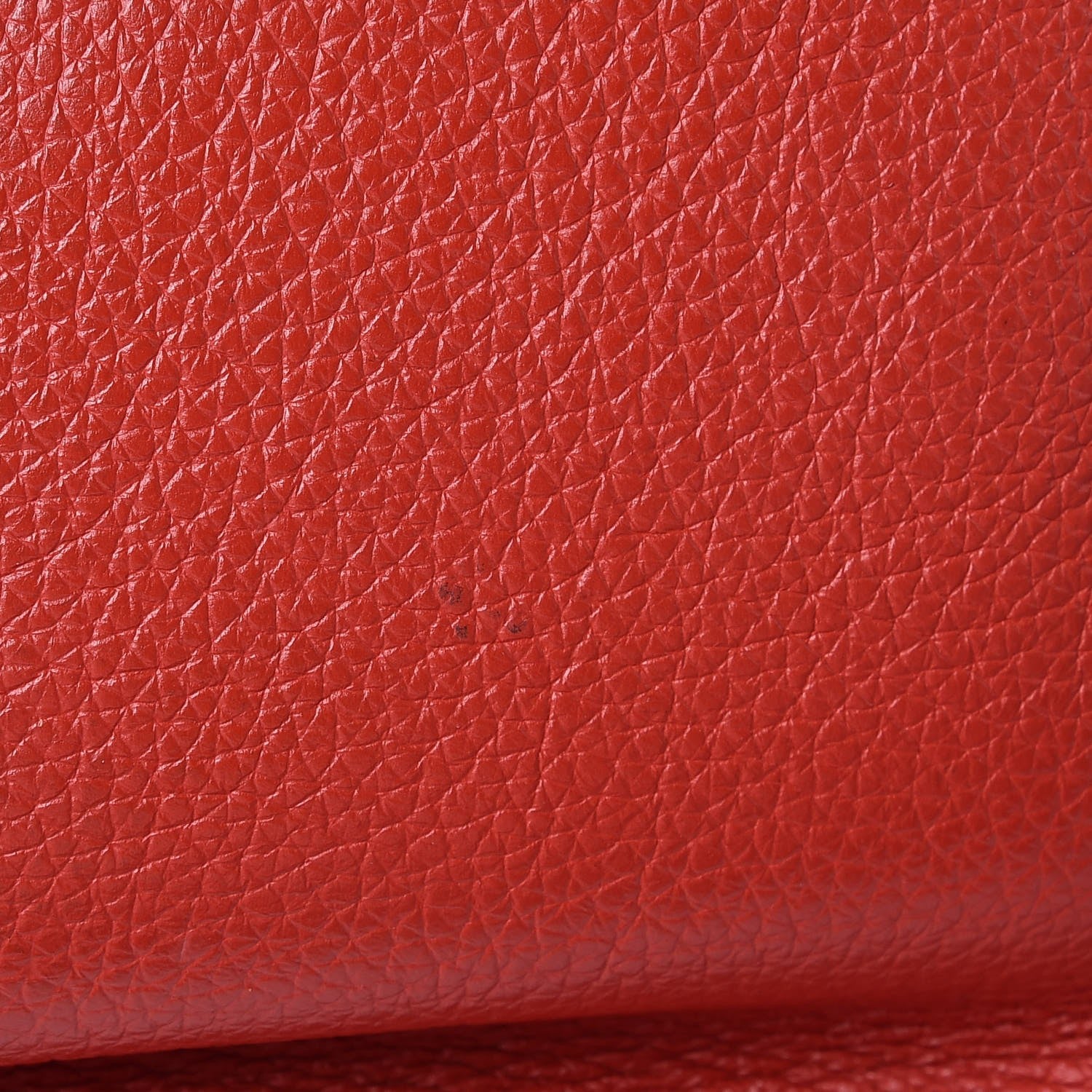 Hermes Taurillon Clemence Evelyne II PM Vermillion 8 of 8