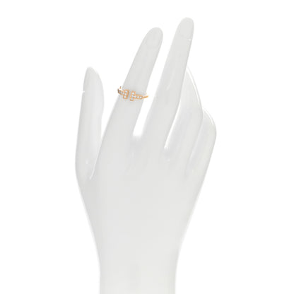 Tiffany 18K Rose Gold Diamond T Wire Ring 50 5.5 2 of 4