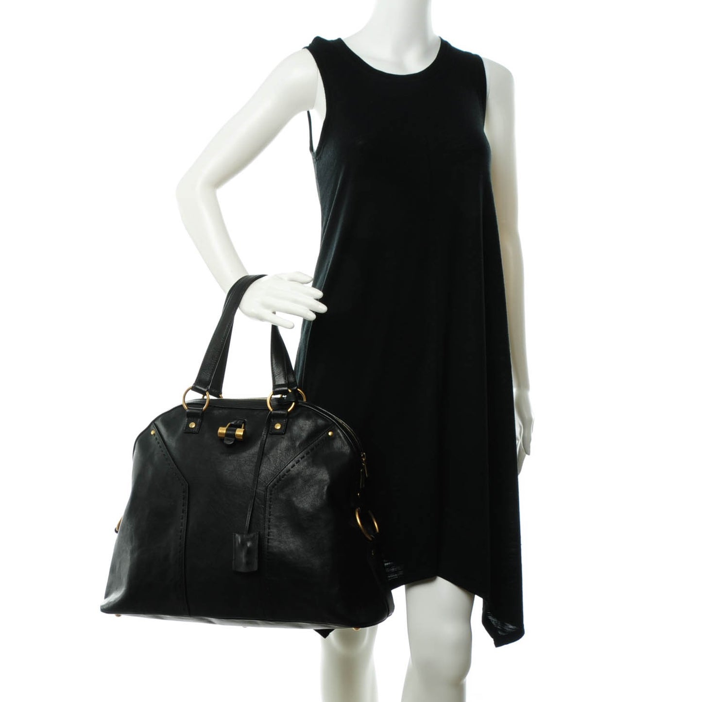 Calfskin Oversized Muse Black