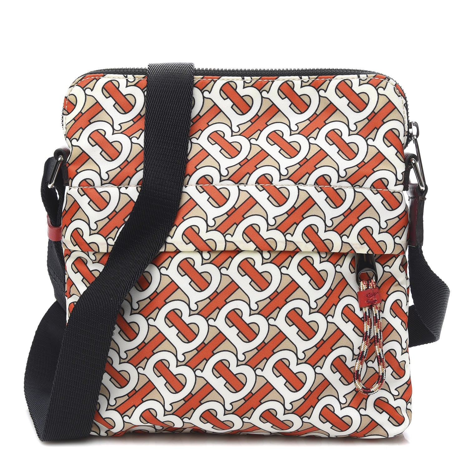 Burberry Nylon Monogram Crossbody Vermillion 1 of 9