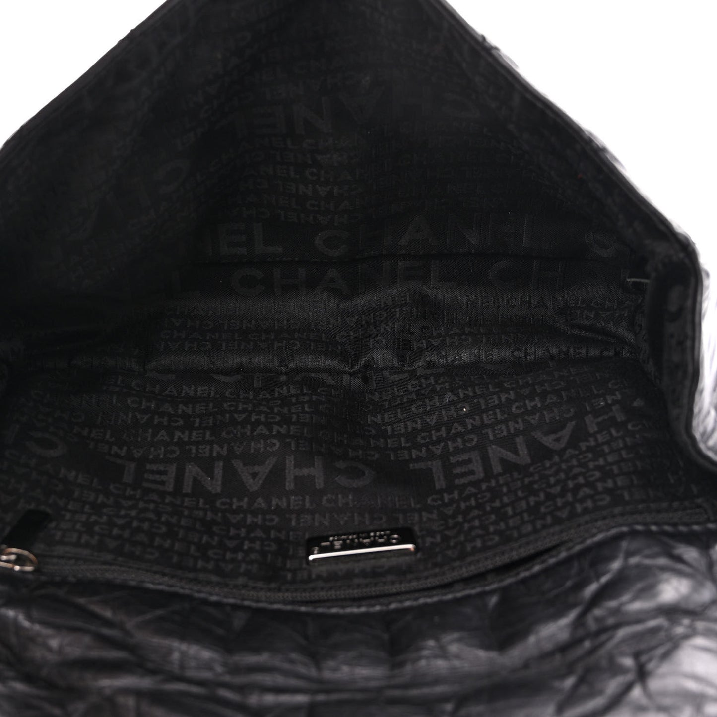 Aged Calfskin Vintage Ligne Flap Black