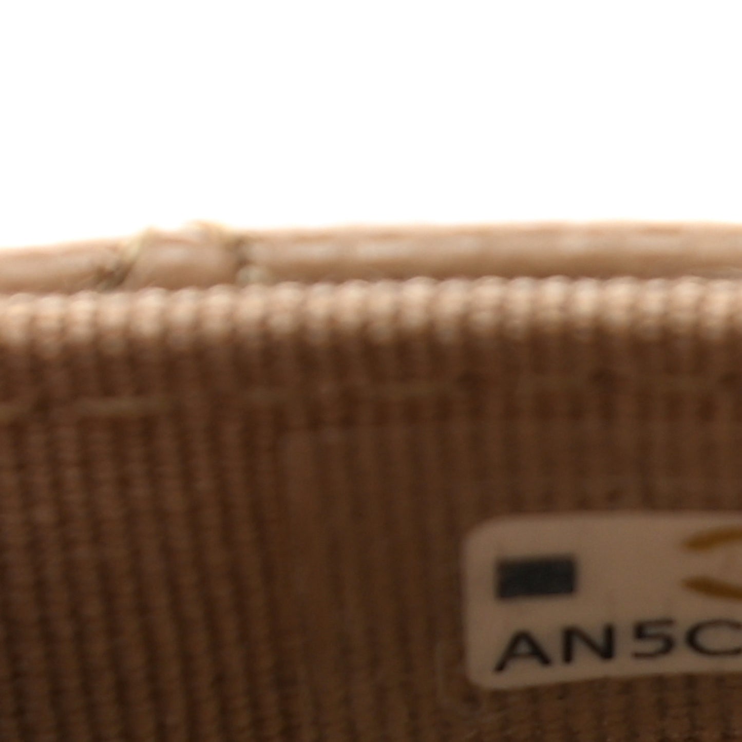 Caviar Quilted Flap Card Holder Wallet Beige