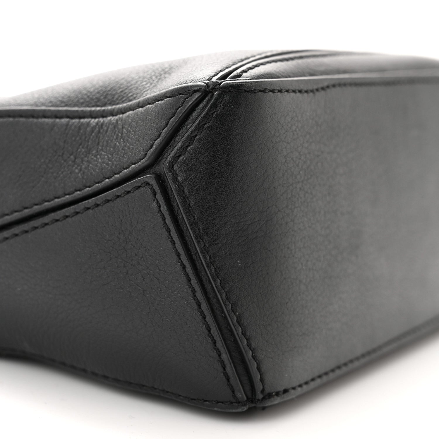 Loewe Calfskin Mini Puzzle Bag Black 8 of 14