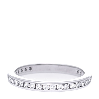 Tiffany Platinum Diamond 2mm Full Circle Wedding Band Ring 49 4.75 3 of 5