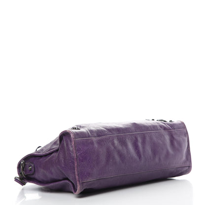 Balenciaga Agneau Classic Hardware City Dark Violet 4 of 19