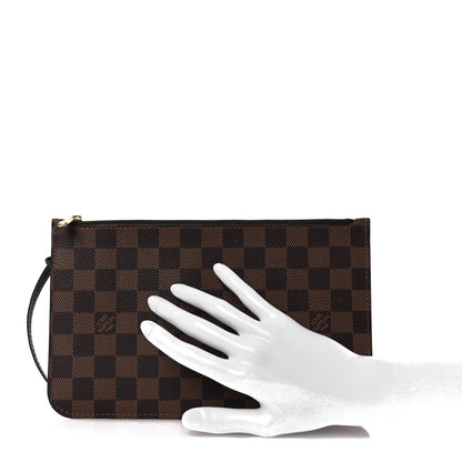Louis Vuitton Damier Ebene Neverfull MM GM Pochette 2 of 7