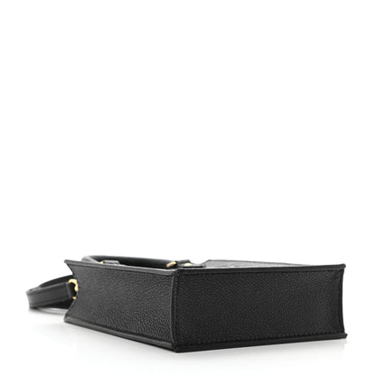 Louis Vuitton Empreinte Monogram Giant Petit Sac Plat Black 4 of 8