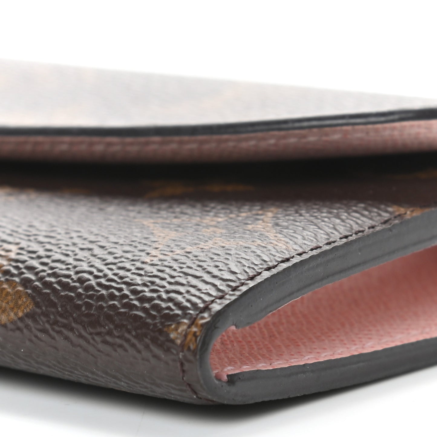 Monogram Emilie Wallet Rose Ballerine