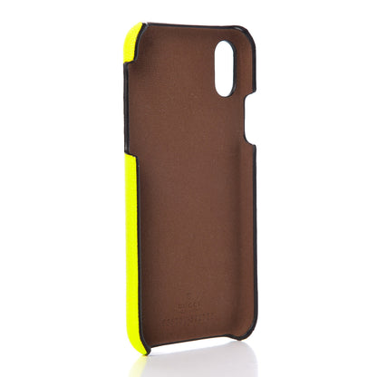 Gucci Rubber Print iPhone Xs Case Yellow Fluo Green 3 of 8