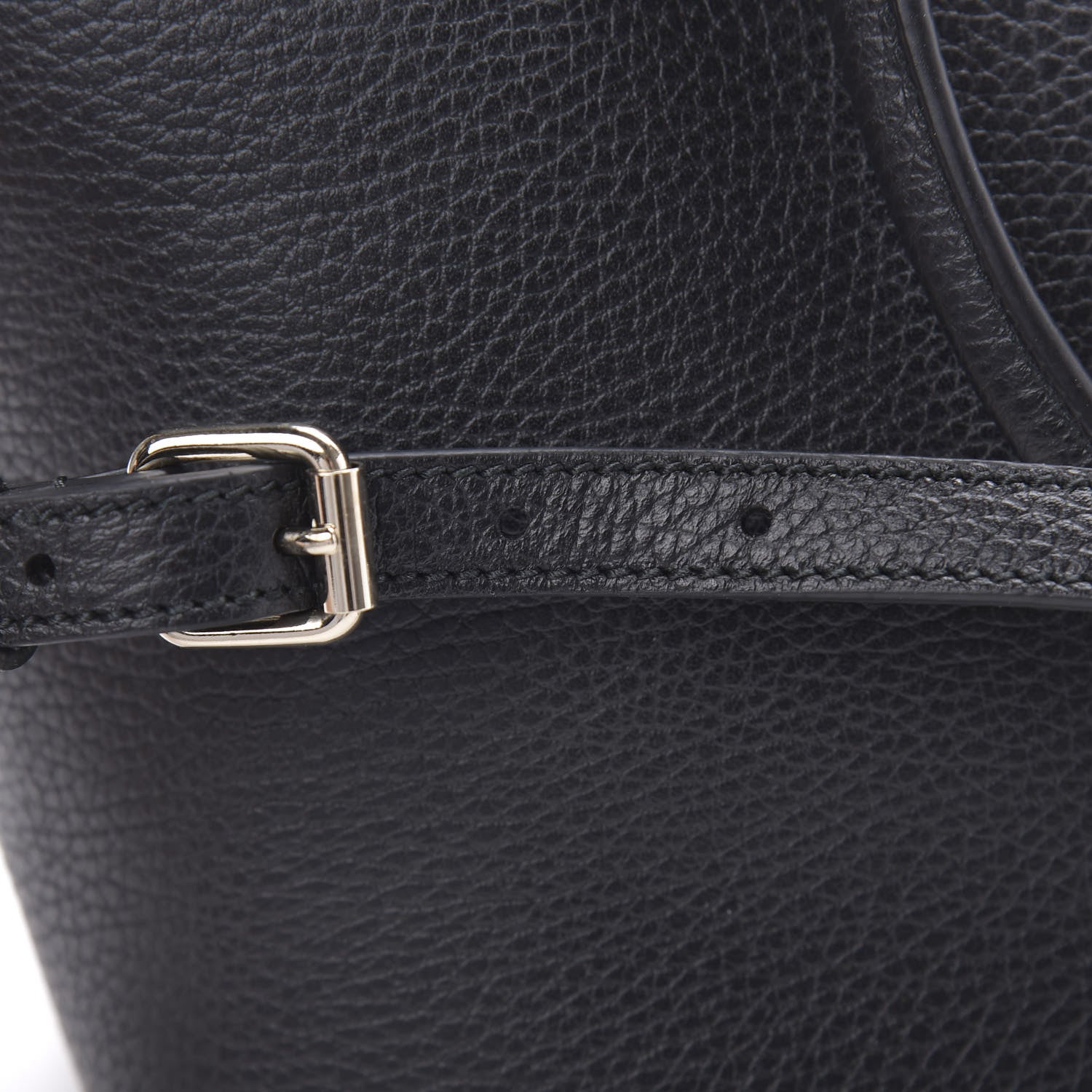 Gucci Dollar Calfskin GG Charm Dome Satchel Black 11 of 11