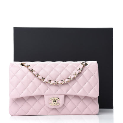 Chanel Caviar Quilted Medium Double Flap Light Pink 12 of 12