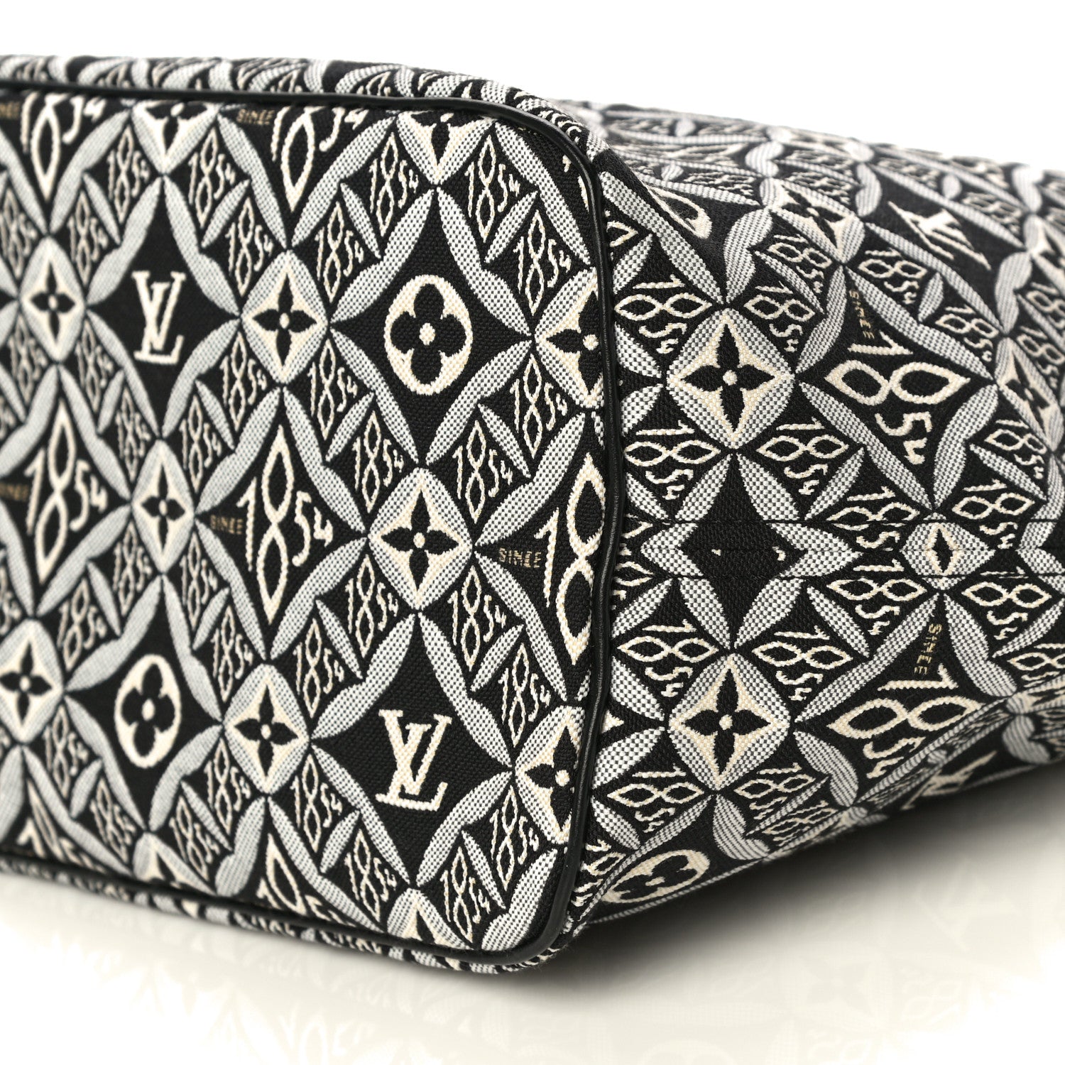 Louis Vuitton Jacquard Since 1854 Neverfull MM Grey 10 of 10