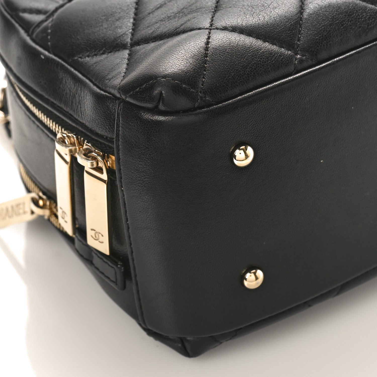 Chanel Lambskin Quilted Small Trendy CC Bowling Bag Black 9 of 10