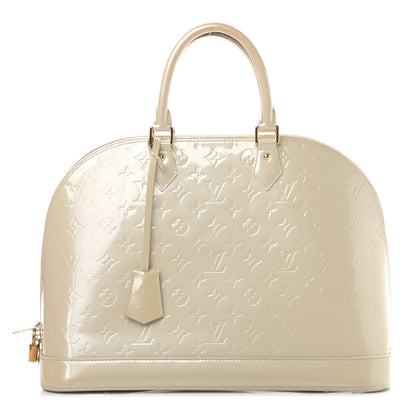 Louis Vuitton Vernis Alma MM Corail 1 of 8