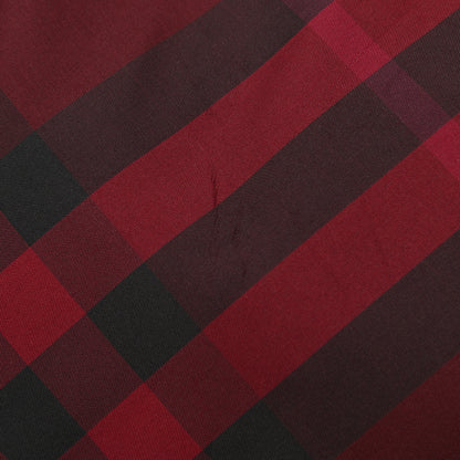 Burberry Nylon Check Small Buckleigh Packable Tote Bright Burgundy 8 of 8