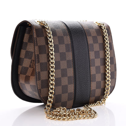 Louis Vuitton Damier Ebene Cuir Taurillon Wight Black 4 of 8
