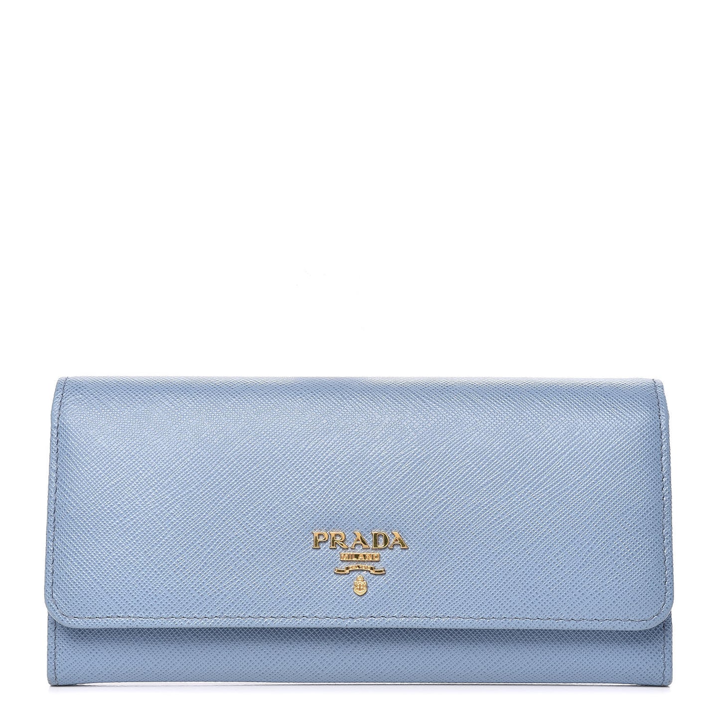 Saffiano Metal Continental Flap Wallet Aviazione