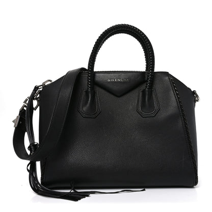 Givenchy Calfskin Braid Small Antigona Black 2 of 19