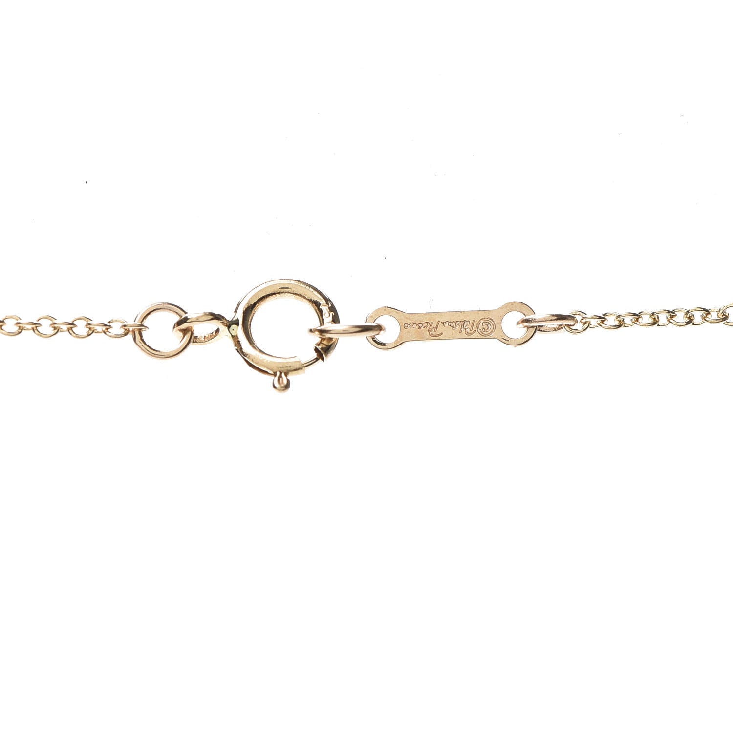 Tiffany 18K Rose Gold Large Paloma's Melody Circle Pendant Necklace 6 of 8