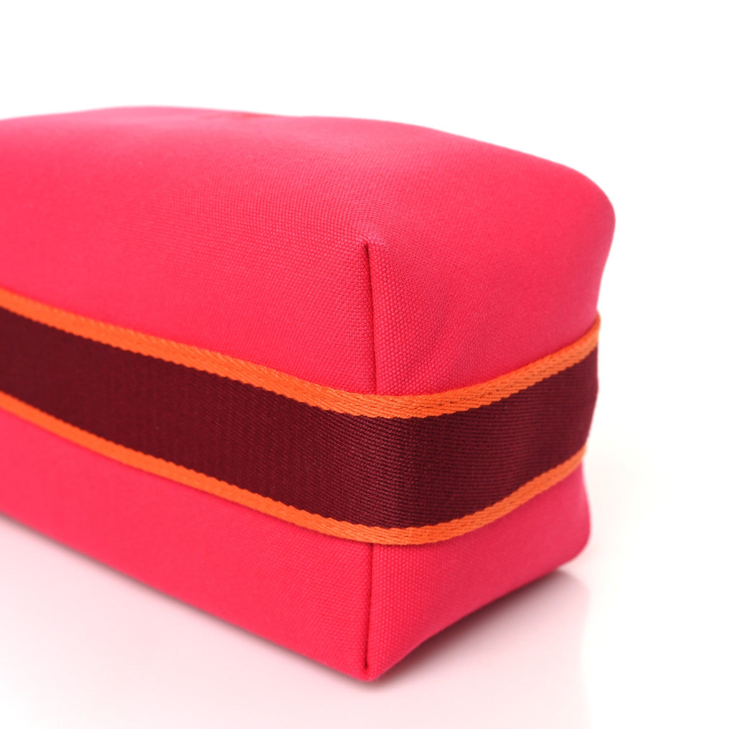 Hermes Canvas Small Bride-A-Brac Pouch Hibiscus 9 of 9