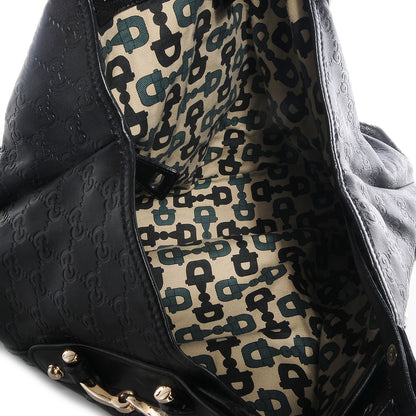 Gucci Guccissima Medium Pelham Shoulder Bag Black 5 of 7