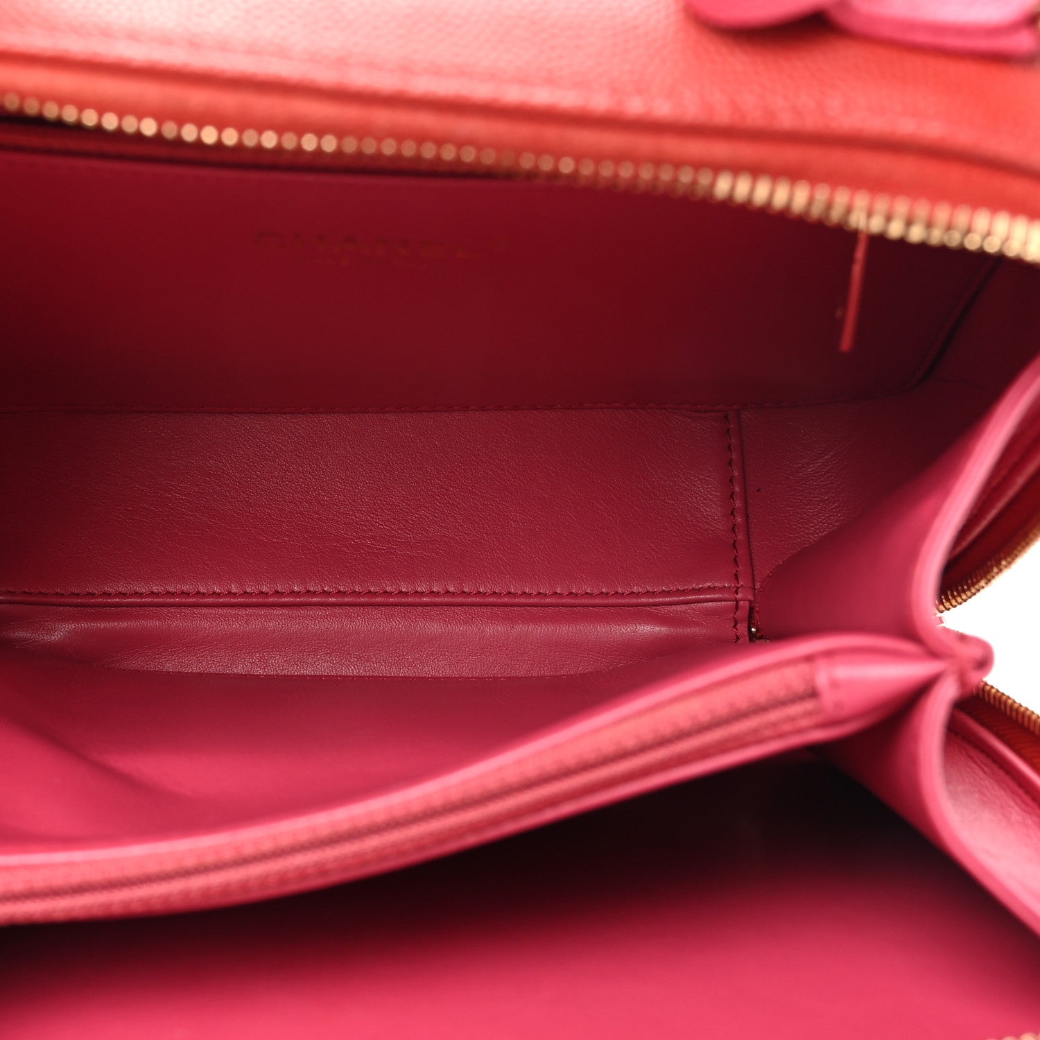 Chanel Caviar Quilted Medium CC Filigree Vanity Case Pink 5 of 11